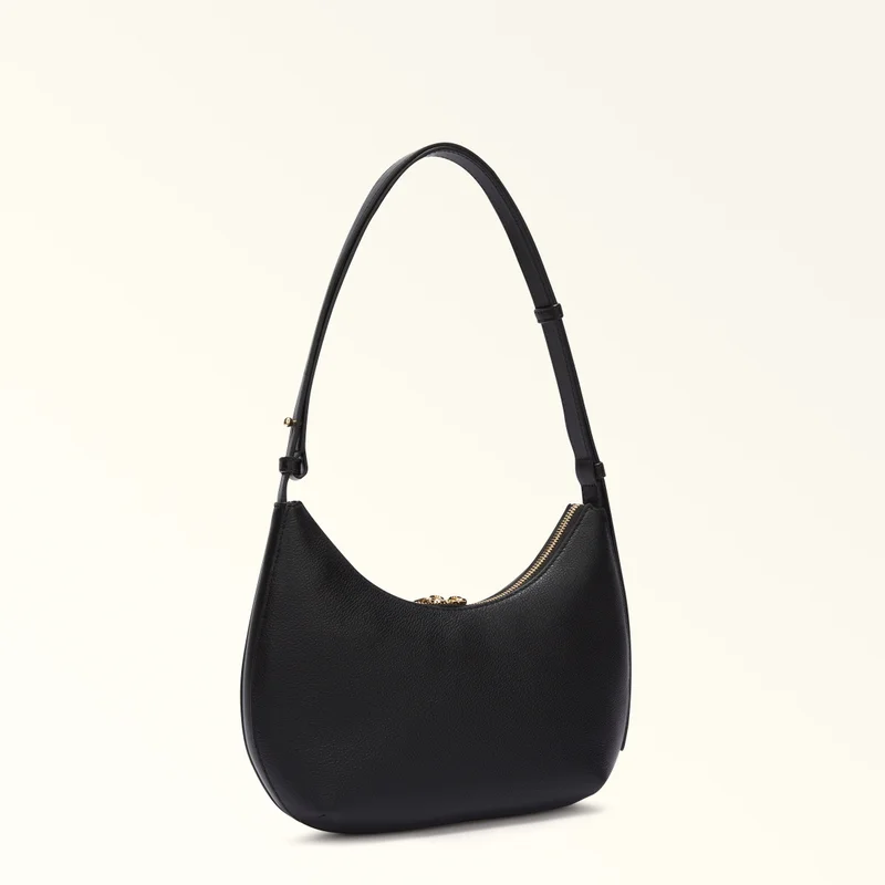 Furla Black Goccia Shoulder Bag Nero Small for Women | Best Price UAE